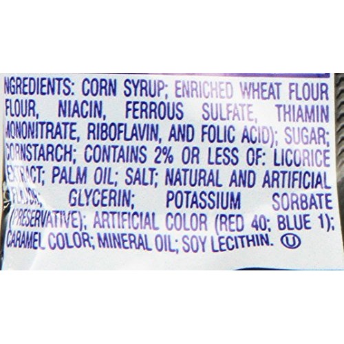 Twizzlers Licorice Candy, Black Licorice, 7 Ounce Pack Of 12