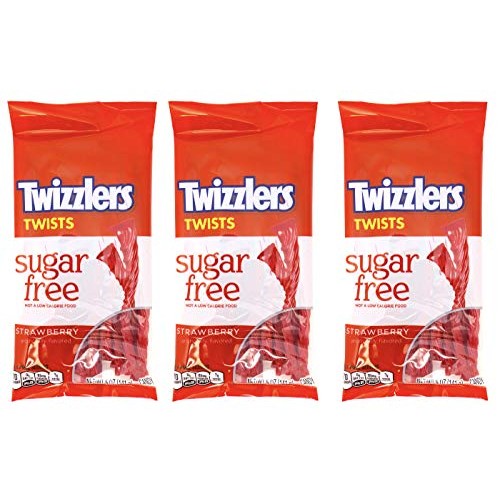 Twizzlers Sugar-Free Strawberry Twists - 5 Ounce, Pack Of 3