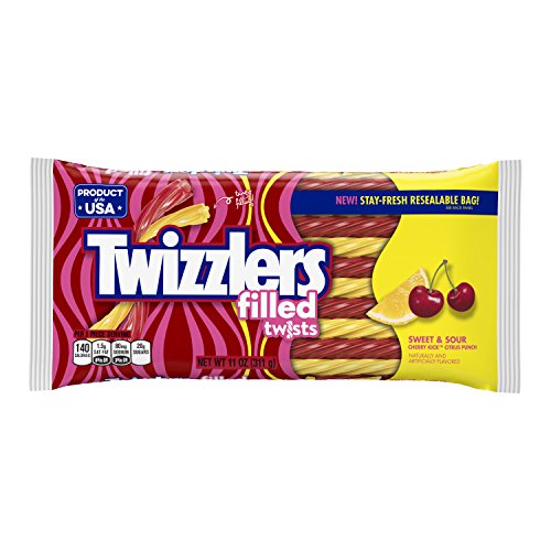 Twizzlers Sweet And Sour Filled Twists In Cherry And Citrus Punc