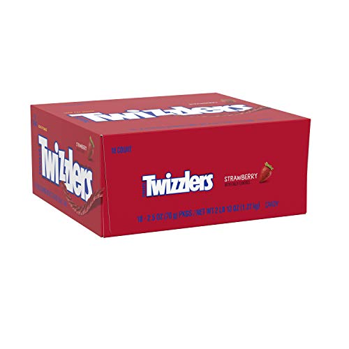 Twizzlers Twists Strawberry Flavored Chewy Candy, Easter, 2.5 Oz