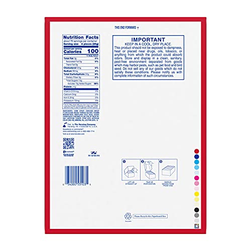 Twizzlers Licorice Candy, Strawberry, 5 Ounce Pack Of 15