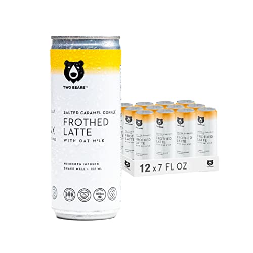 Two Bears Iced Coffee Beverages - Salted Caramel Nitro Cold Brew...