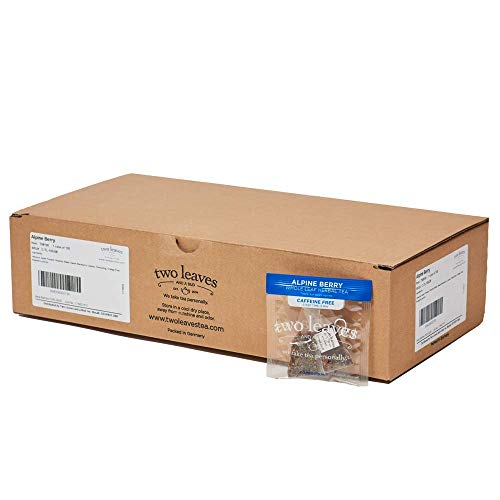 Two Leaves And A Bud Alpine Berry Herbal Tea Bags, Naturally Caf