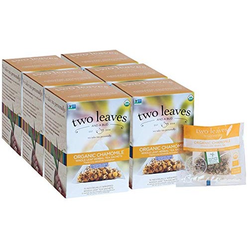 Two Leaves And A Bud Organic Chamomile Herbal Tea Bags, Naturall