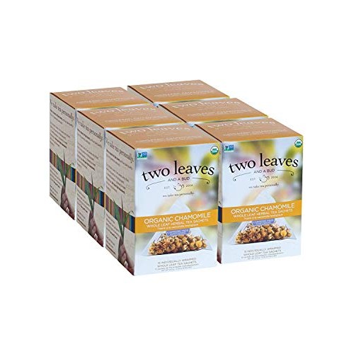 Two Leaves And A Bud Organic Chamomile Herbal Tea Bags, Naturall