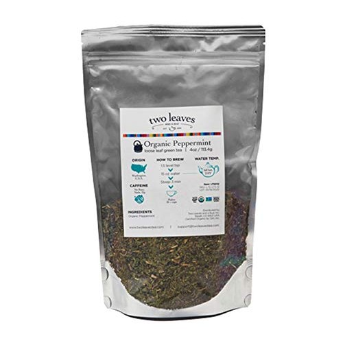 Two Leaves And A Bud Organic Peppermint Herbal Loose Tea, Natura