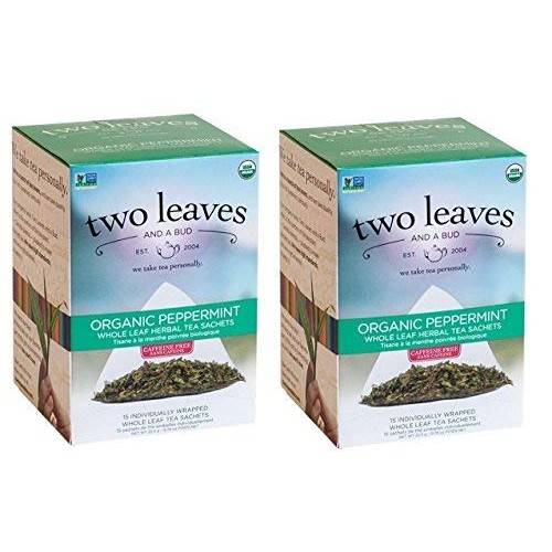 Two Leaves And A Bud Peppermint Tea 30 Count Pack Of 2