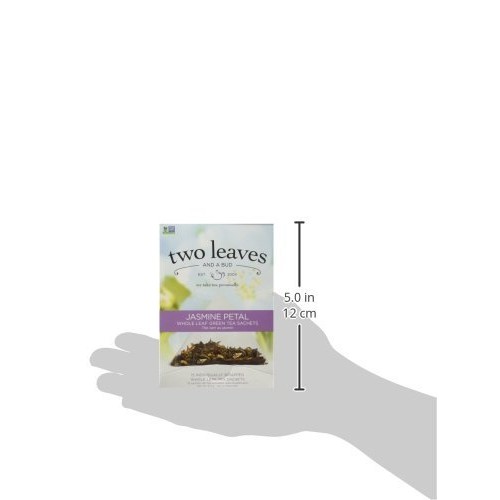 Two Leaves And A Bud Jasmine Petal Green Tea Bags, Whole Leaf Gr