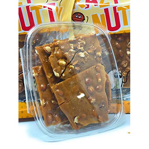 Crazy Nuttys - Peanut Brittle - 12 Ounces - Premium, Fresh, Del