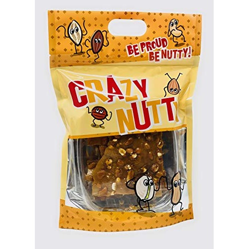 Crazy Nuttys - Peanut Brittle - 12 Ounces - Premium, Fresh, Del