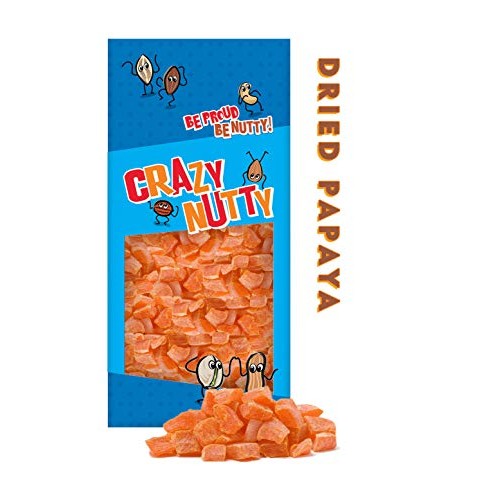 Diced Papaya - 1 Pound - Antioxidant Rich Snack, Low Sugar, Fres