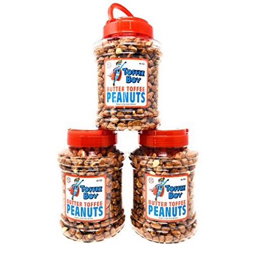 Toffee Boys Butter Toffee Peanuts - 45 Oz Jar - Family Recipe,