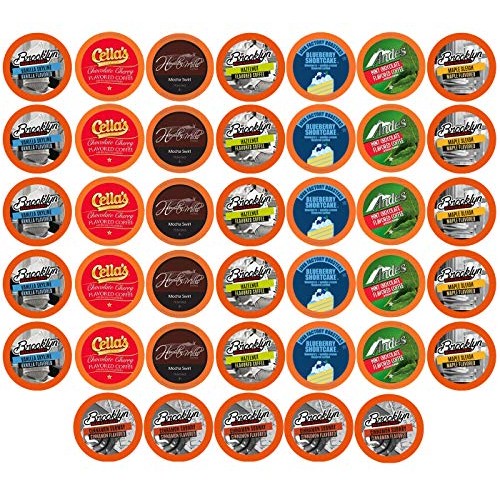 Best Of The Best Flavored Coffee Pods, Variety Sampler Pack For