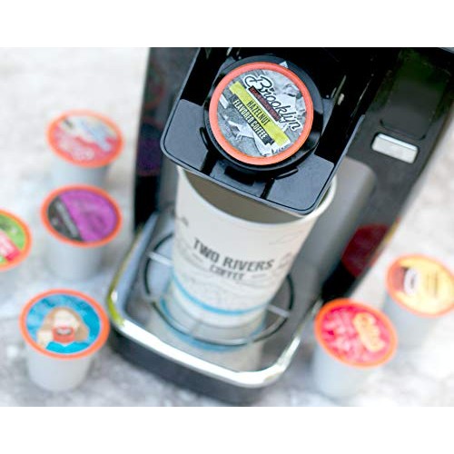 Two Rivers Coffee Flavored Coffee Pods Variety Pack Sampler, Com