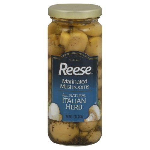 Reese Herb Italian Marinated Mushroom, 12 Ounce - 6 Per Case.