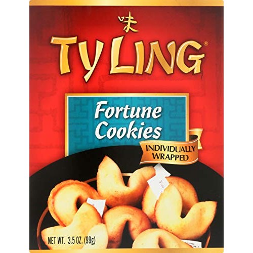 Ty Ling Fortune Cookies, 3.5-Ounce Box Pack Of 12