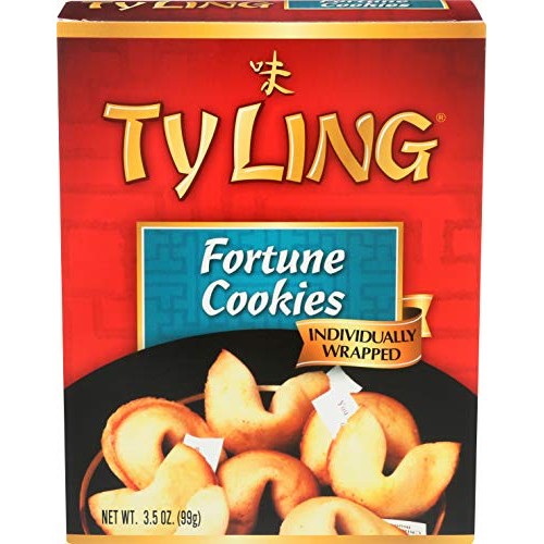 Ty Ling Fortune Cookies, 3.5-Ounce Box Pack Of 12