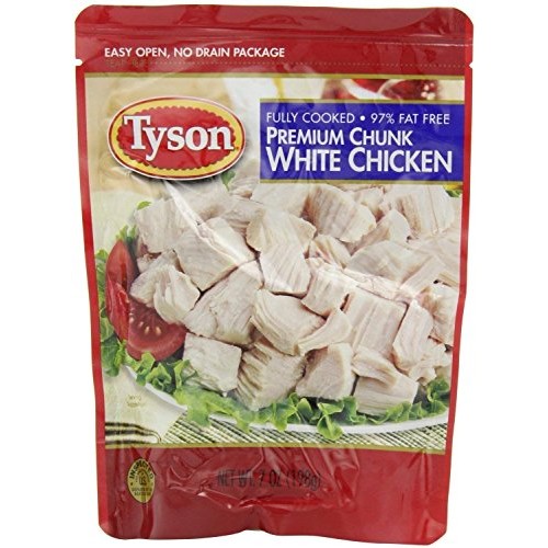 Tyson, Premium Chunk White Chicken, Fully Cooked, 97% Fat Free