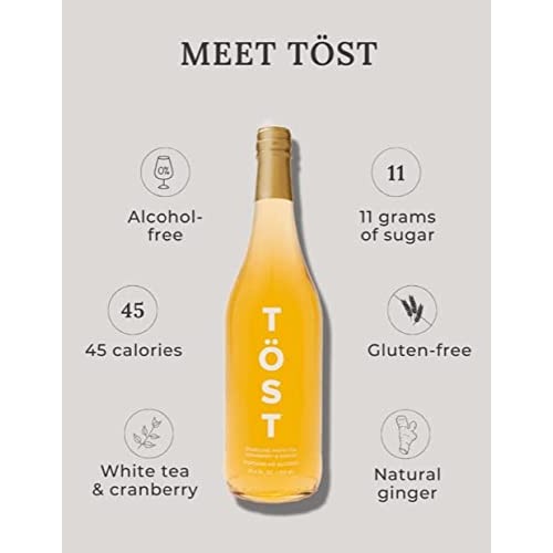 Töst All-Natural Alcohol Free Sparkling Beverage, 25.4 Fl Oz Pa