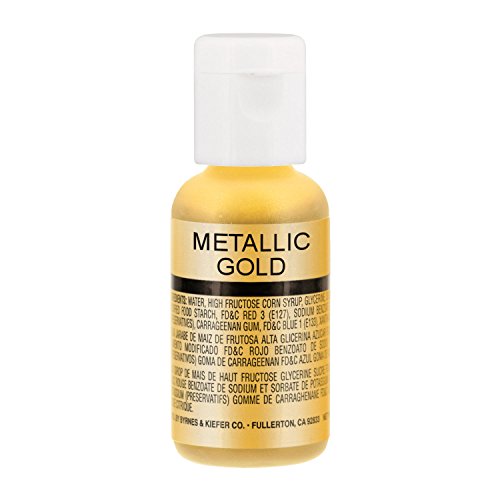 Chefmaster By Us Cake Supply .7Fl Oz Metallic Gold Airbrush Food
