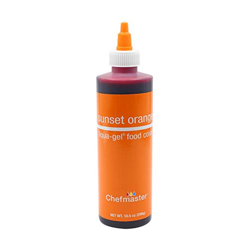 U.S. Cake Supply 10.5-Ounce Liqua-Gel Cake Food Coloring Sunset