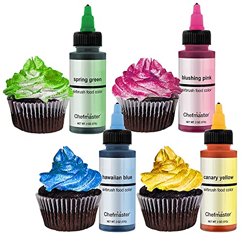 U.S. Cake Supply Airbrush Cake Color Set - The 12 Most Popular C
