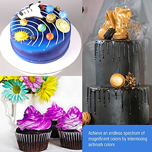 U.S. Cake Supply Airbrush Cake Color Set - The 12 Most Popular C