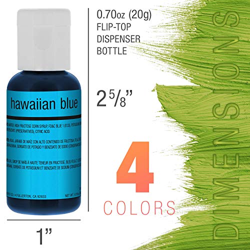 U.S. Cake Supply Airbrush Cake Color Set - The 4 Most Popular Co