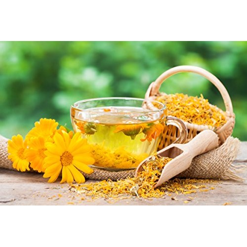 Calendula Tea 1Lb 16Oz 100% Certified Organic Whole Flower Cal