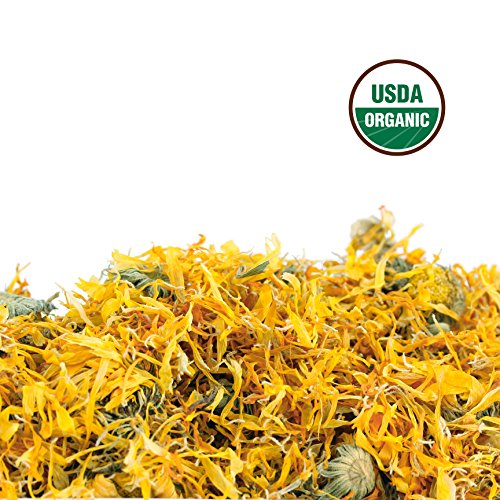Calendula Tea 1Lb 16Oz 100% Certified Organic Whole Flower Cal