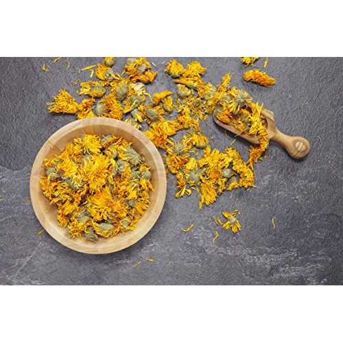Calendula Tea 1Lb 16Oz 100% Certified Organic Whole Flower Cal