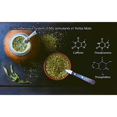 Yerba Mate Tea 1Lb 16Oz Hi-Caffeine 100% Certified Organic Sup