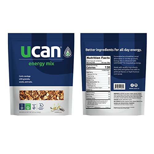 Ucan Granola &Amp; Nut Energy Mix - Long Lasting Energy Snack - Low