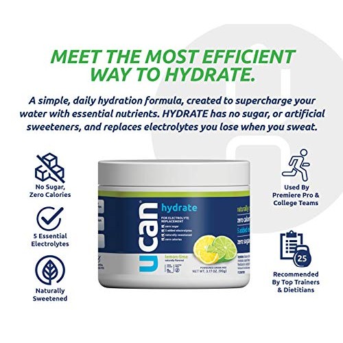 Ucan Hydrate Electrolyte Powder Jar With 5 Key Electrolytes - Le