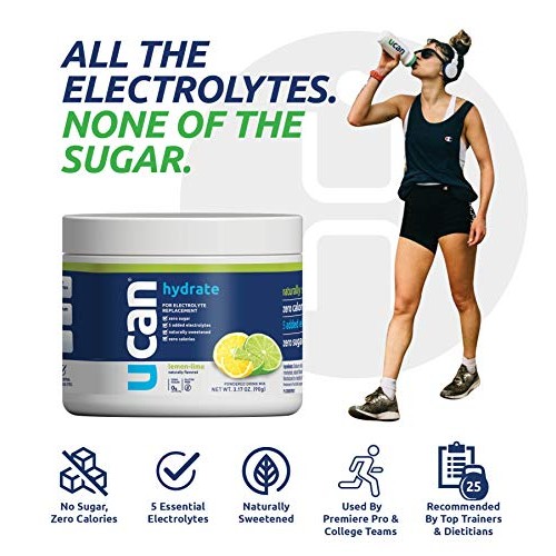 Ucan Hydrate Electrolyte Powder Jar With 5 Key Electrolytes - Le