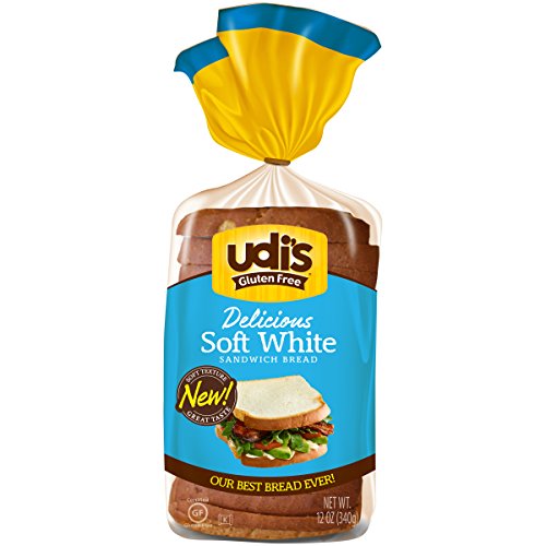 Udis Gluten-Free Delicious White Sandwich Bread 1 Case