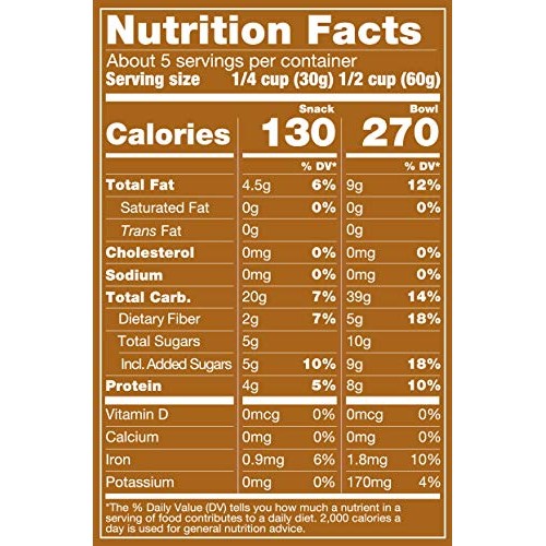 Udis Gluten Free Au Naturel Granola Sweetened With Pure Honey,