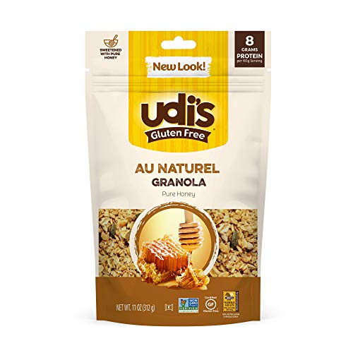 Udis Gluten Free Au Naturel Granola Sweetened With Pure Honey,