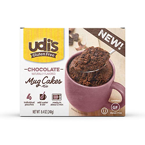 Udis Gluten Free Chocolate Mug Cake, 8.4 Ounce
