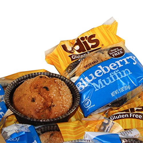 UDIs Gluten Free Individually Wrapped Blueberry Muffin, 3 oz., ...