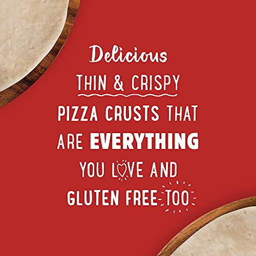 Udis Gluten Free Two Cheese Pizza With Crispy Thin Crust, Froze...