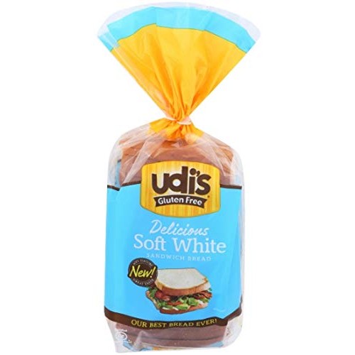 Udis Granola Gluten Free White Sandwich Bread Loaf, 12 Ounce --