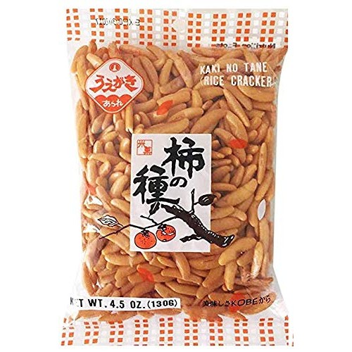 Uegaki Kaki No Tane Rice Cracker 4.5Oz 6 Pack