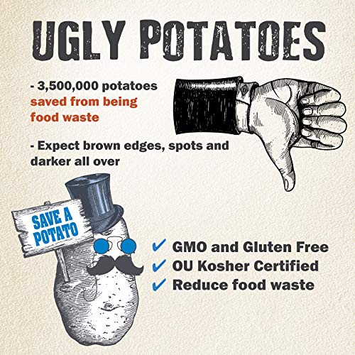 Uglies 4 Pack Kettle Cooked Sea Salt Potato Chips - Gluten Free,