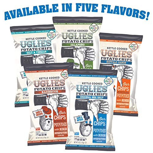 Uglies Kettle Cooked Potato Chips - Gluten Free, Kosher, Non-Gmo