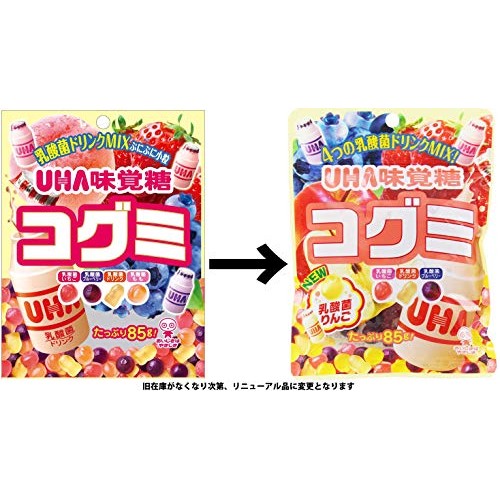 Uha Cogumi Lactic Acid Bacteria Drink Mix Gummy 85 G × 10 Bags