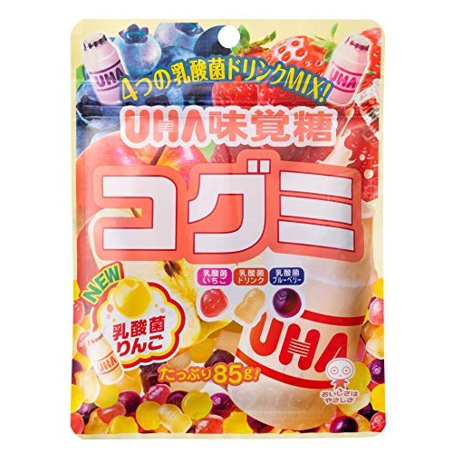 Uha Cogumi Lactic Acid Bacteria Drink Mix Gummy 85 G × 10 Bags