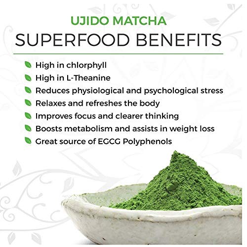 Ujido Sweet Matcha, 16 oz. – Sugar-Free Ceremonial Grade Japanes...