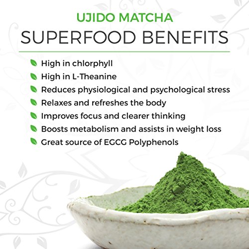 Ujido Japanese Roasted Matcha Green Tea Powder, 2 Ounce