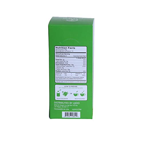 Ujido Japanese Monk Fruit Sweet Matcha 7.05 Ounce 200G
